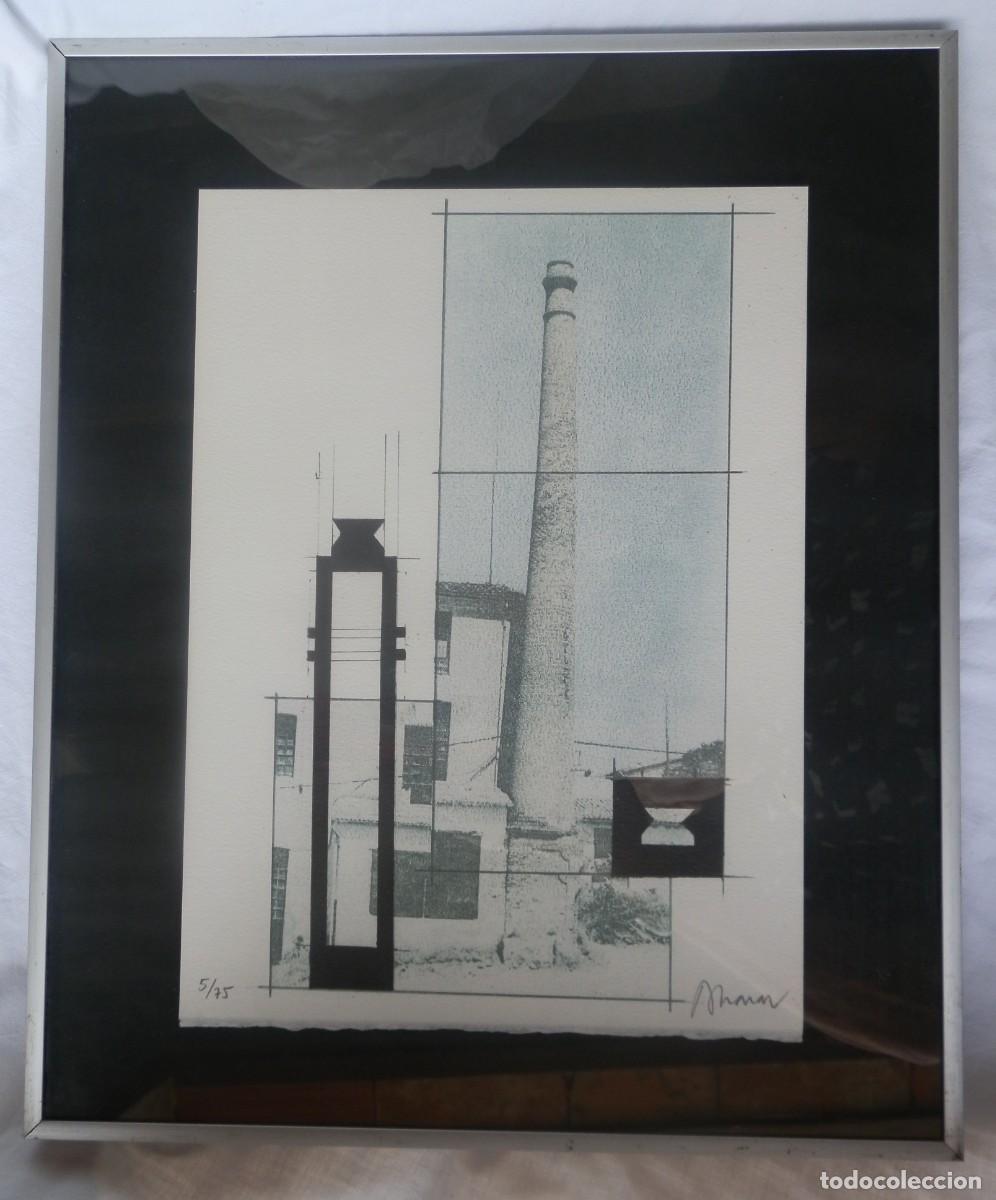Arte: Litograf&iacute;a sobre papel original Antonio Alcaraz Mira Alicante, 1963 numerada 5/75 y firmada a l&aacute;piz.
