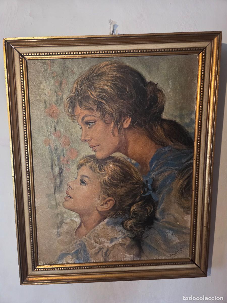Arte: Colecci&oacute;n 4 Cuadros Vintage. G. Bertoletti.