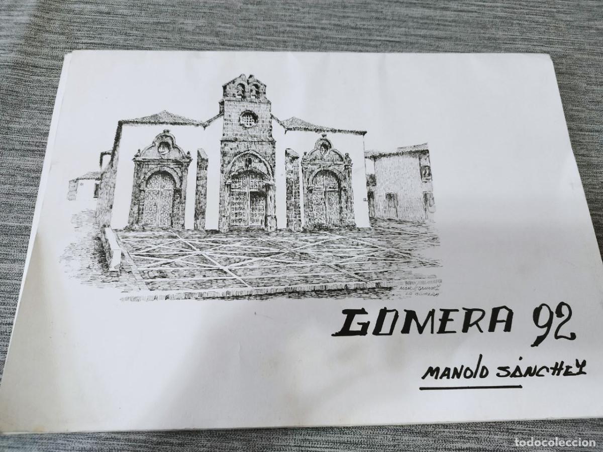 Arte: 10 l&aacute;minas del artista Manolo S&aacute;nchez Isla de La Gomera Canarias 1992