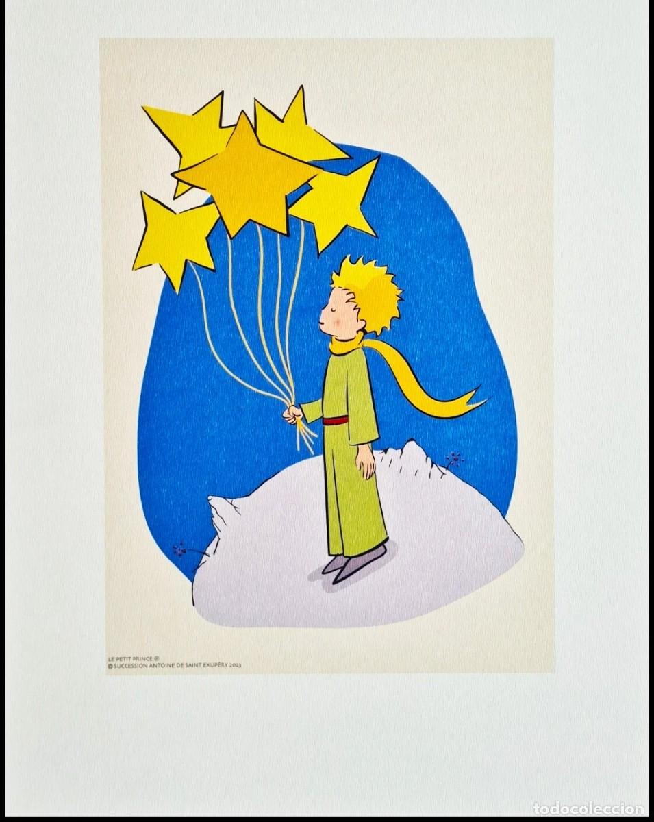 Kunst: SAINT-EXUPERY 45 X 32.CM LITOGRAFIA + CERTIFICADO EDICION LIMITADA 10/50