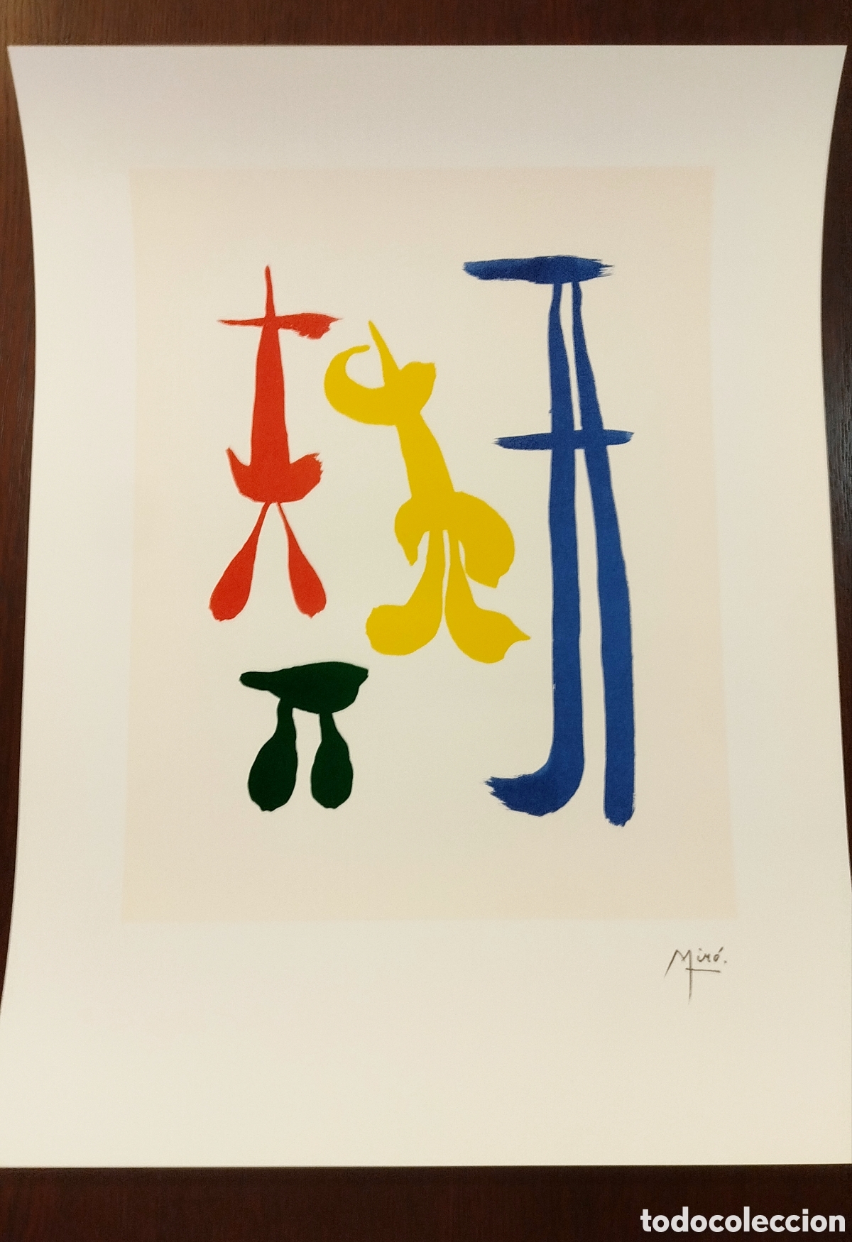 Arte: Litograf&iacute;a Joan Mir&oacute;