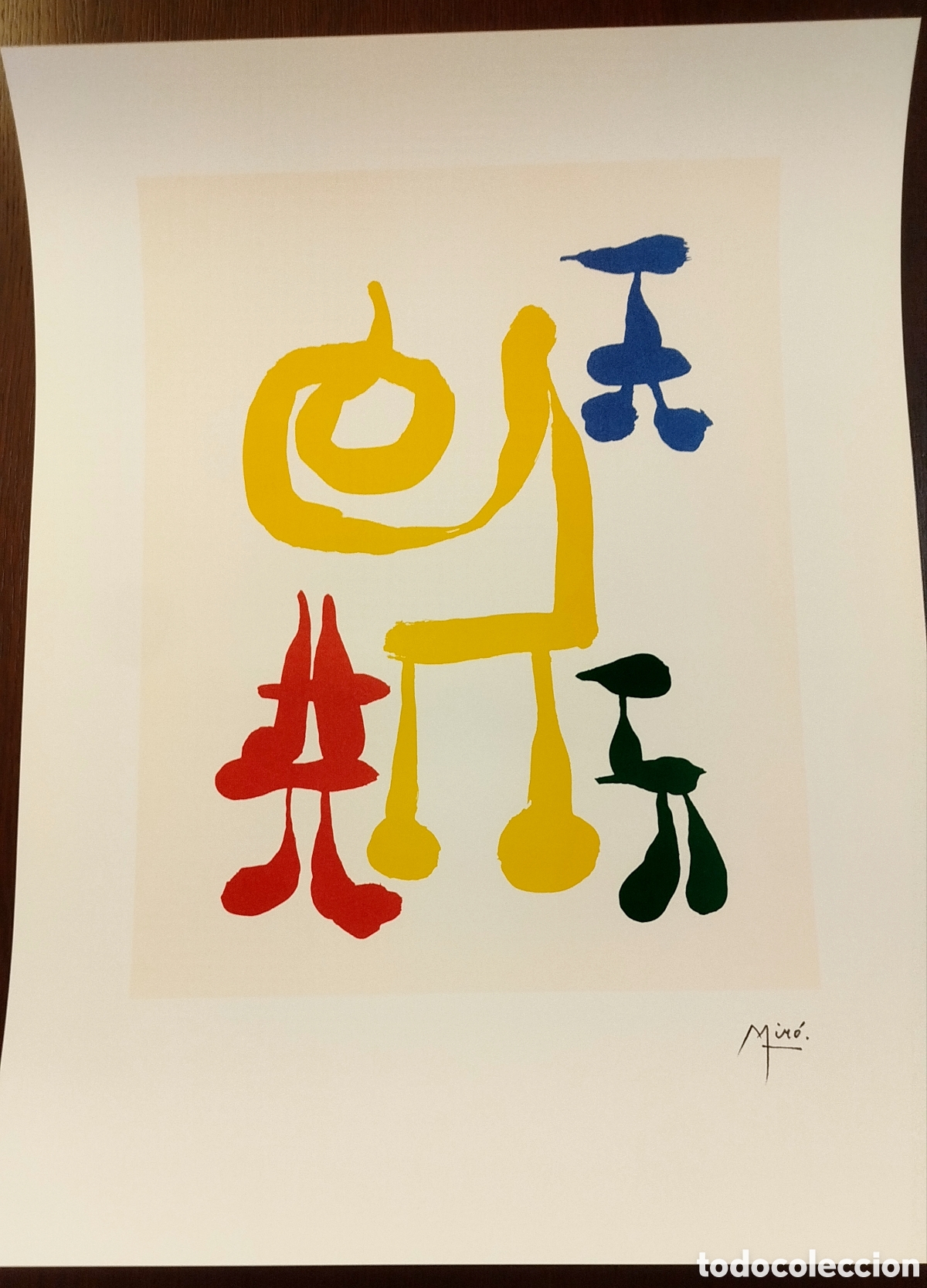 Arte: Litograf&iacute;a Joan Mir&oacute;