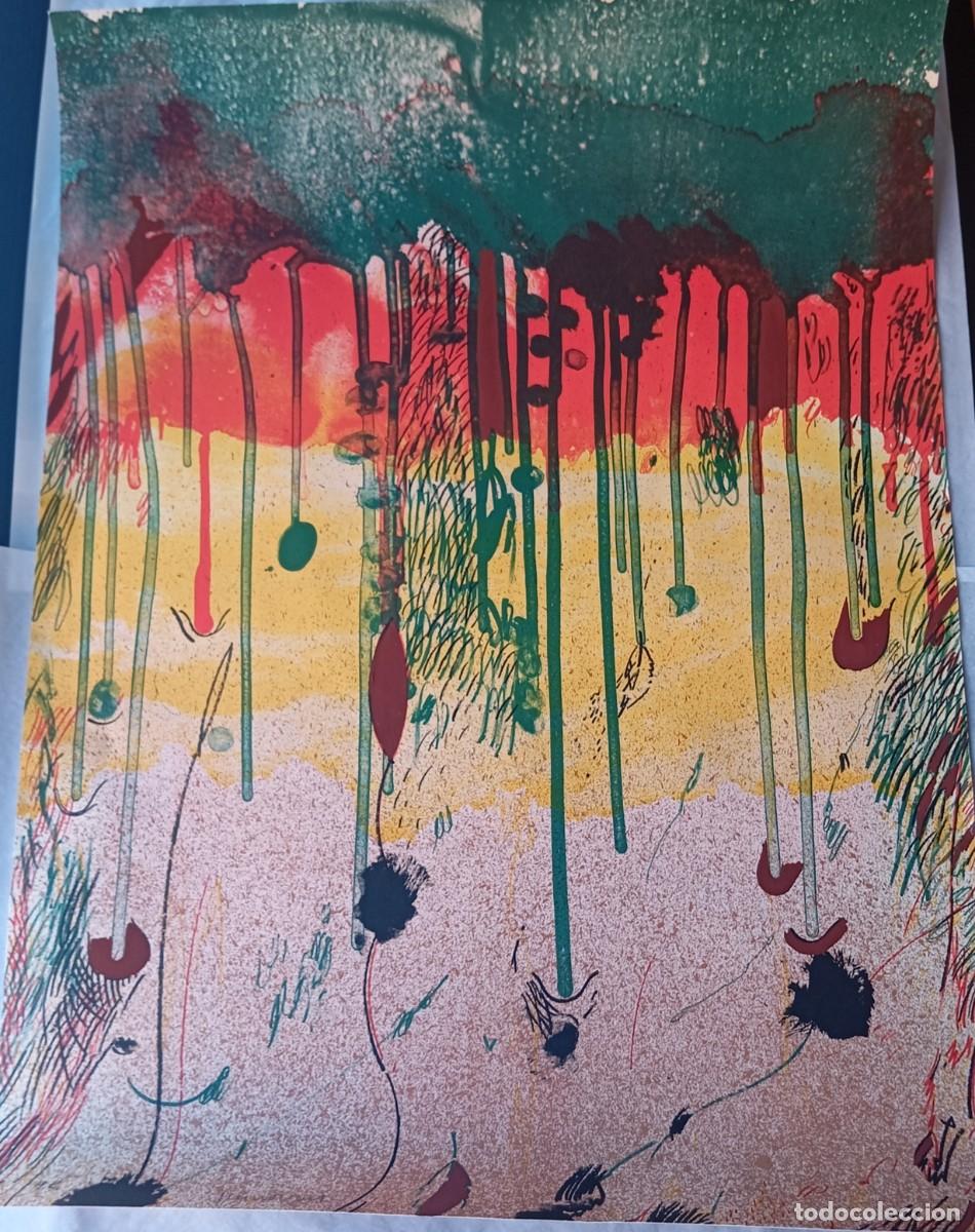 Arte: Josep Guinovart - &rdquo;&Aacute;msterdam N&ordm; 2&rdquo; (1976). Gran Litograf&iacute;a Original H.C. Firmada.76x56