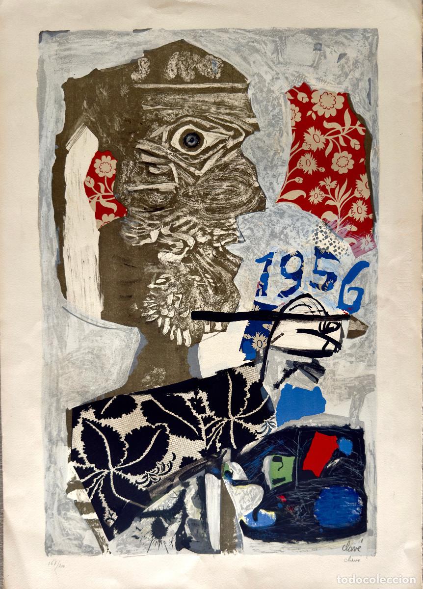 Arte: Antoni Clave - &Eacute;cole de Paris, 1956 - Lithographie originale sign&eacute;e et num&eacute;rot&eacute;e