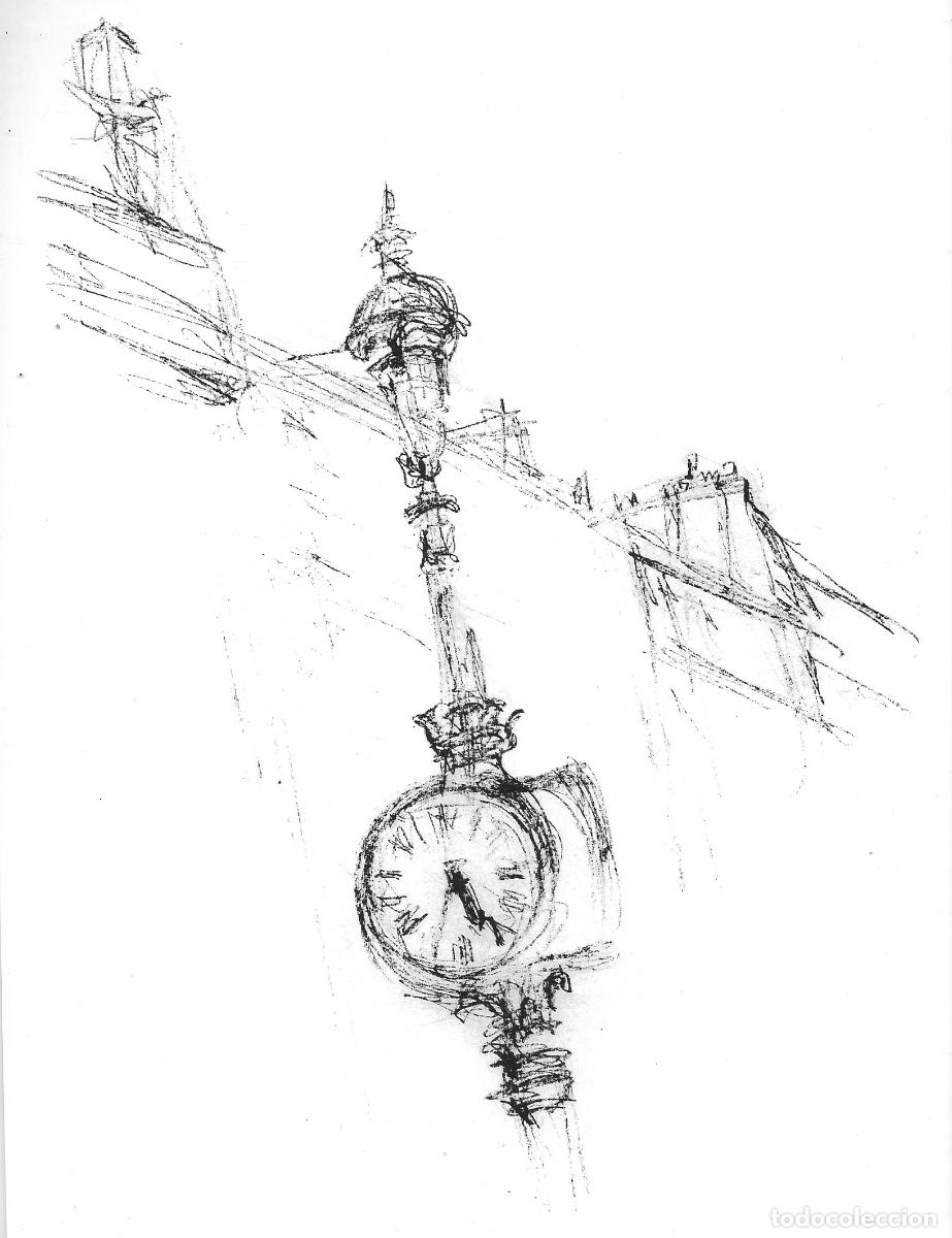 Arte: ALBERTO GIACOMETTI - Paris sans fin. Reproduccion de litografia original