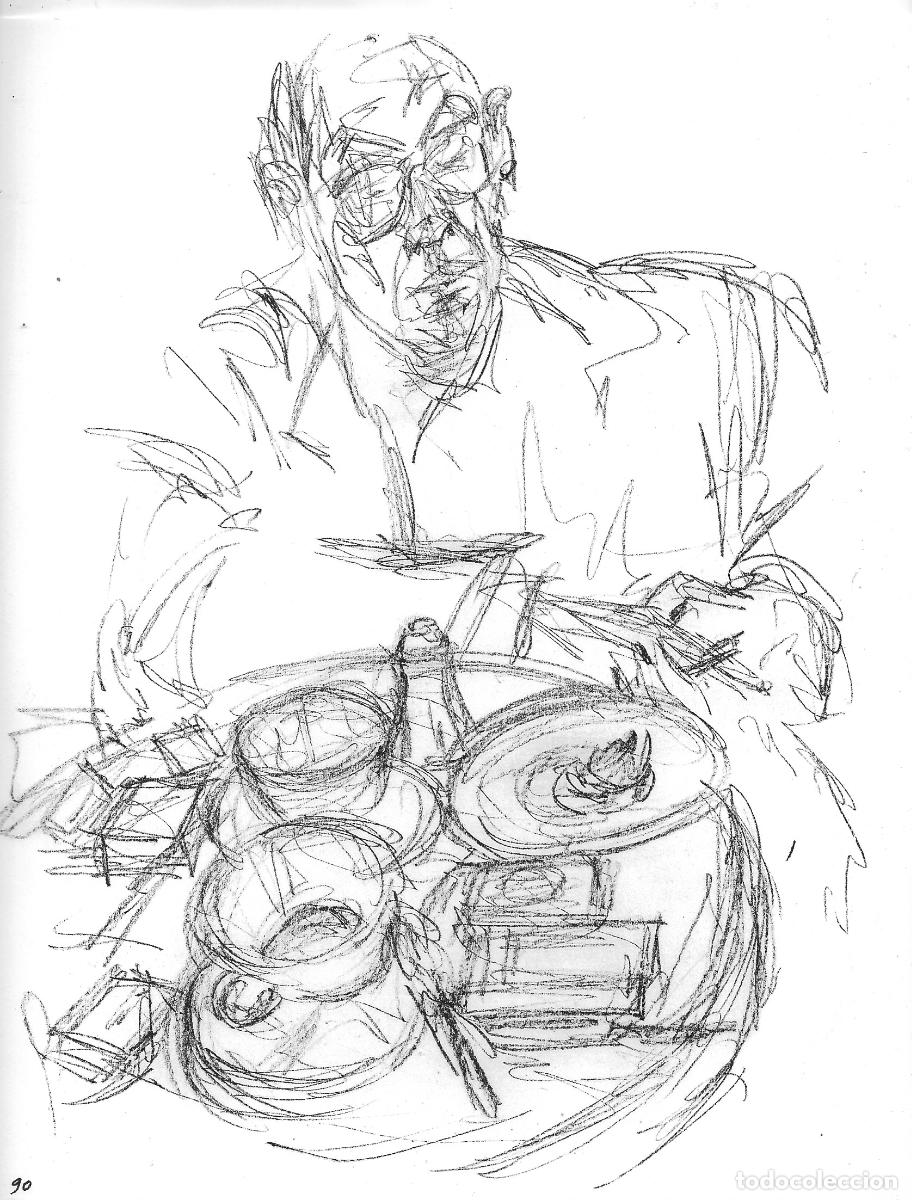 Arte: ALBERTO GIACOMETTI - Paris sans fin. Reproduccion de litografia original