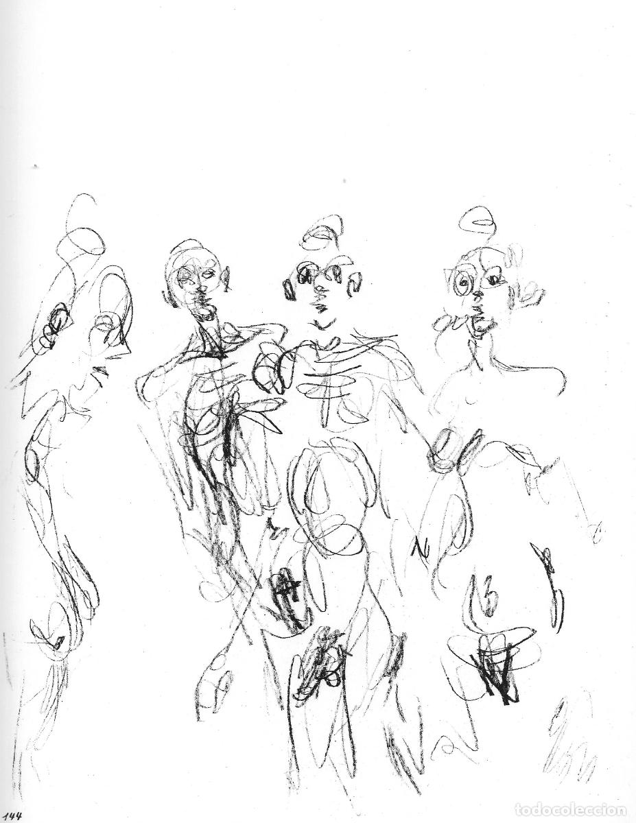 Kunst: ALBERTO GIACOMETTI - Paris sans fin. Reproduccion de litografia original