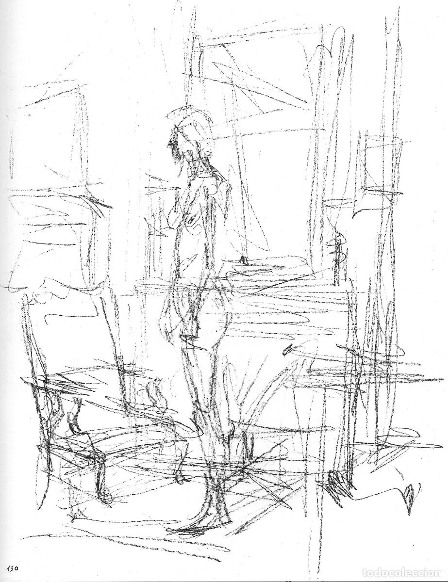 Arte: ALBERTO GIACOMETTI - Paris sans fin. Reproduccion de litografia original
