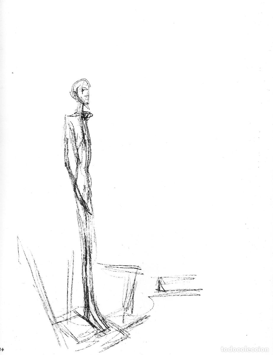 Kunst: ALBERTO GIACOMETTI - Paris sans fin. Reproduccion de litografia original