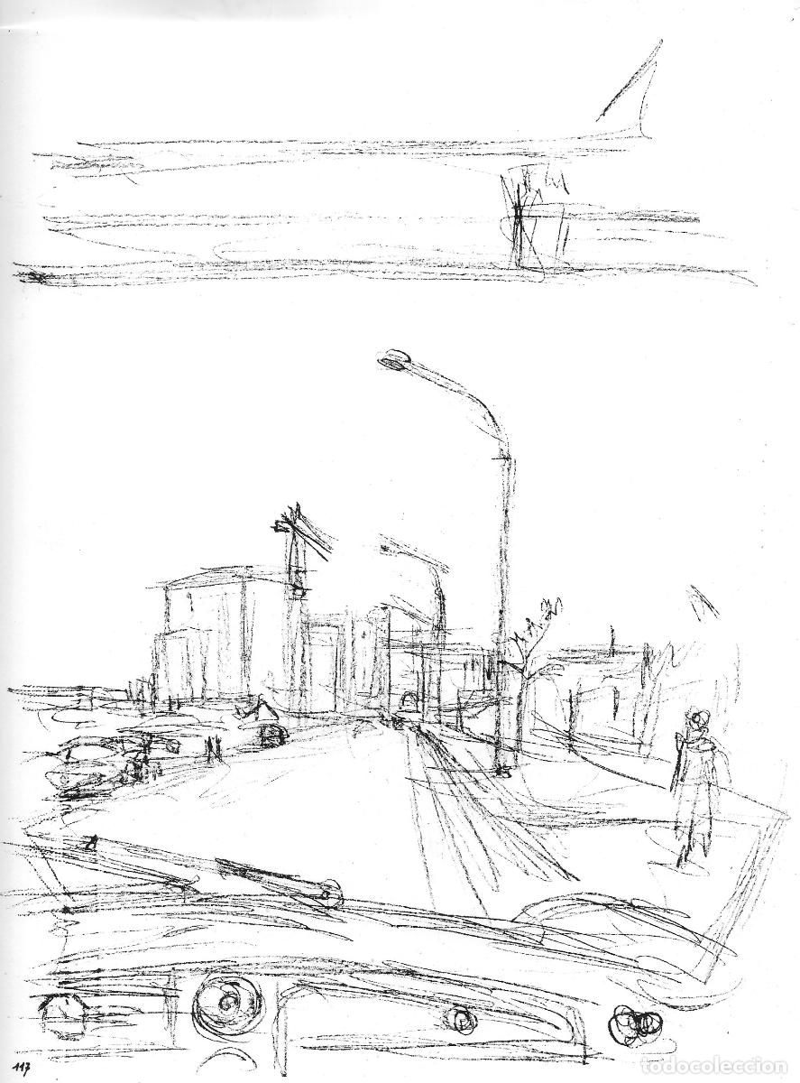 Kunst: ALBERTO GIACOMETTI - Paris sans fin. Reproduccion de litografia original