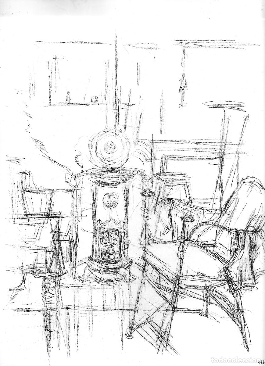 Kunst: ALBERTO GIACOMETTI - Paris sans fin. Reproduccion de litografia original