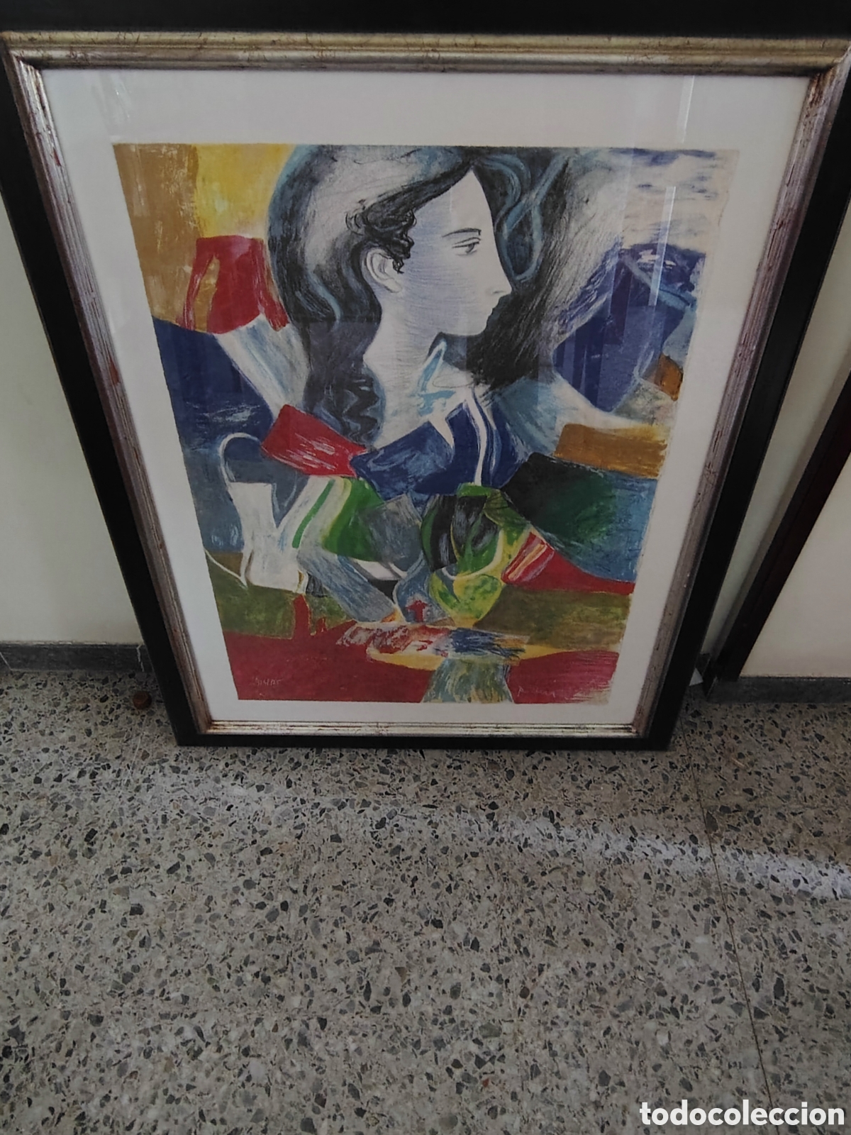 Arte: Litografia emmarcada de Jordi Roll&aacute;n Lahoz