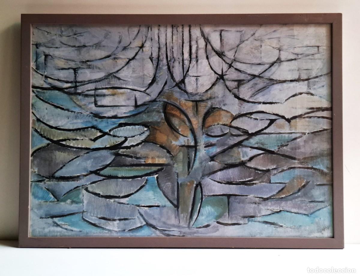 Art: MANZANO EN FLOR - LITOGRAFIA ENMARCADA CON CRISTAL - 62X45.CM