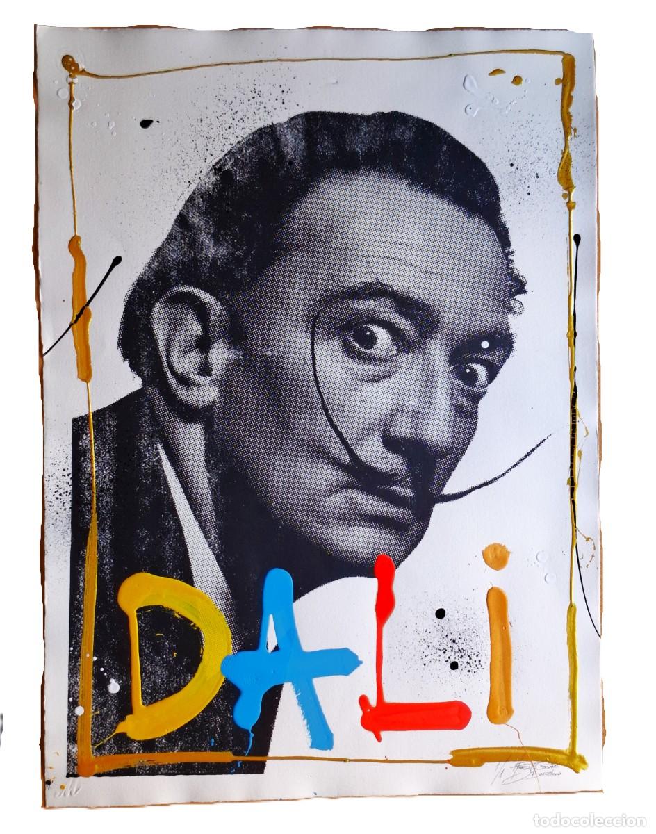 Art: SALVADOR DALI - PINTURA ART POP CALLEJERO - BARCELONA (RECOMENDADA MUY LINDA) + CERTIFICADO