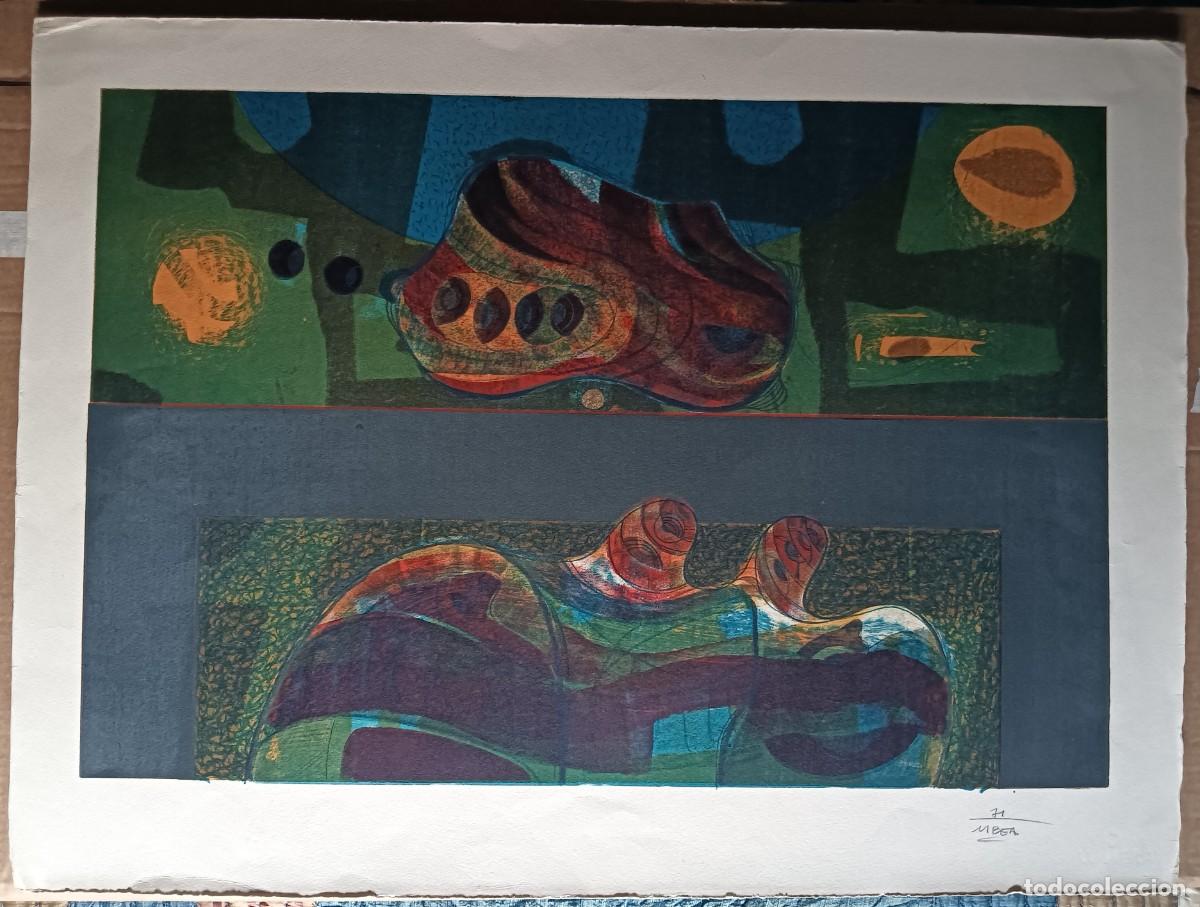 Arte: Manuel BEA (Barcelona 1934-Suiza 1997) litograf&iacute;a 1971 de45x66 en papel 56x76cms, firmada l&aacute;piz 1971