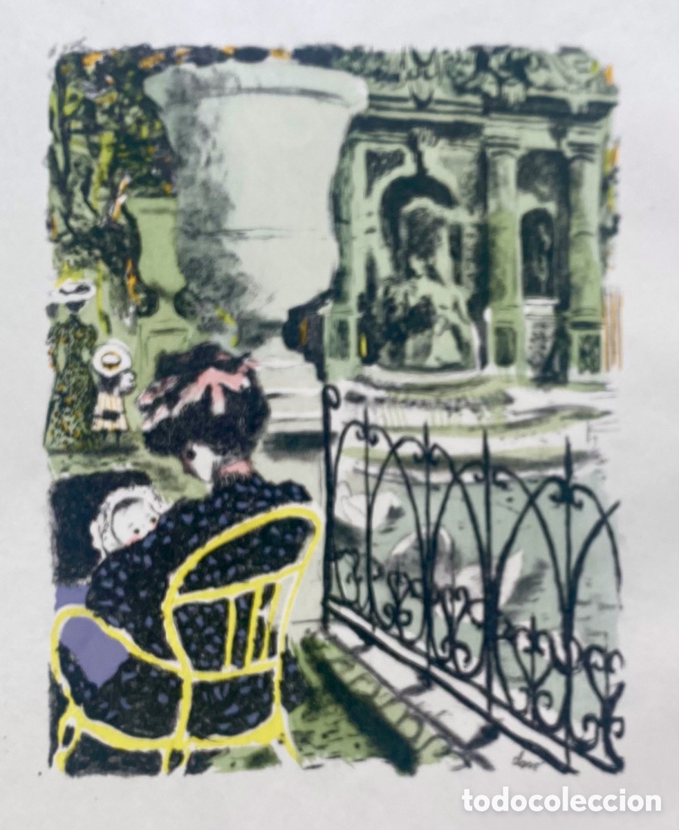 Arte: Litograf&iacute;a antigua Anton&iacute; Clav&eacute;