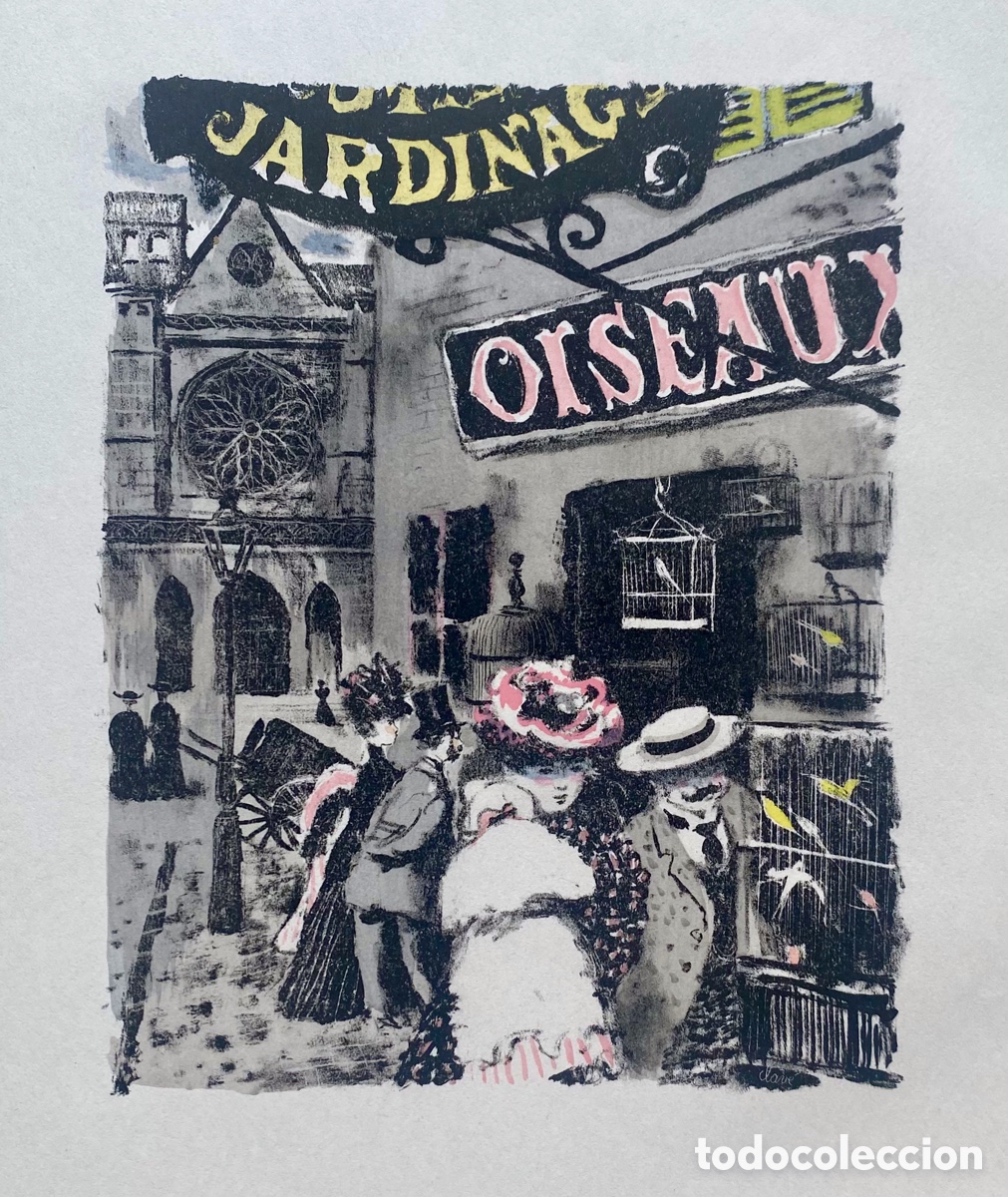 Arte: Litograf&iacute;a antigua Anton&iacute; Clav&eacute;