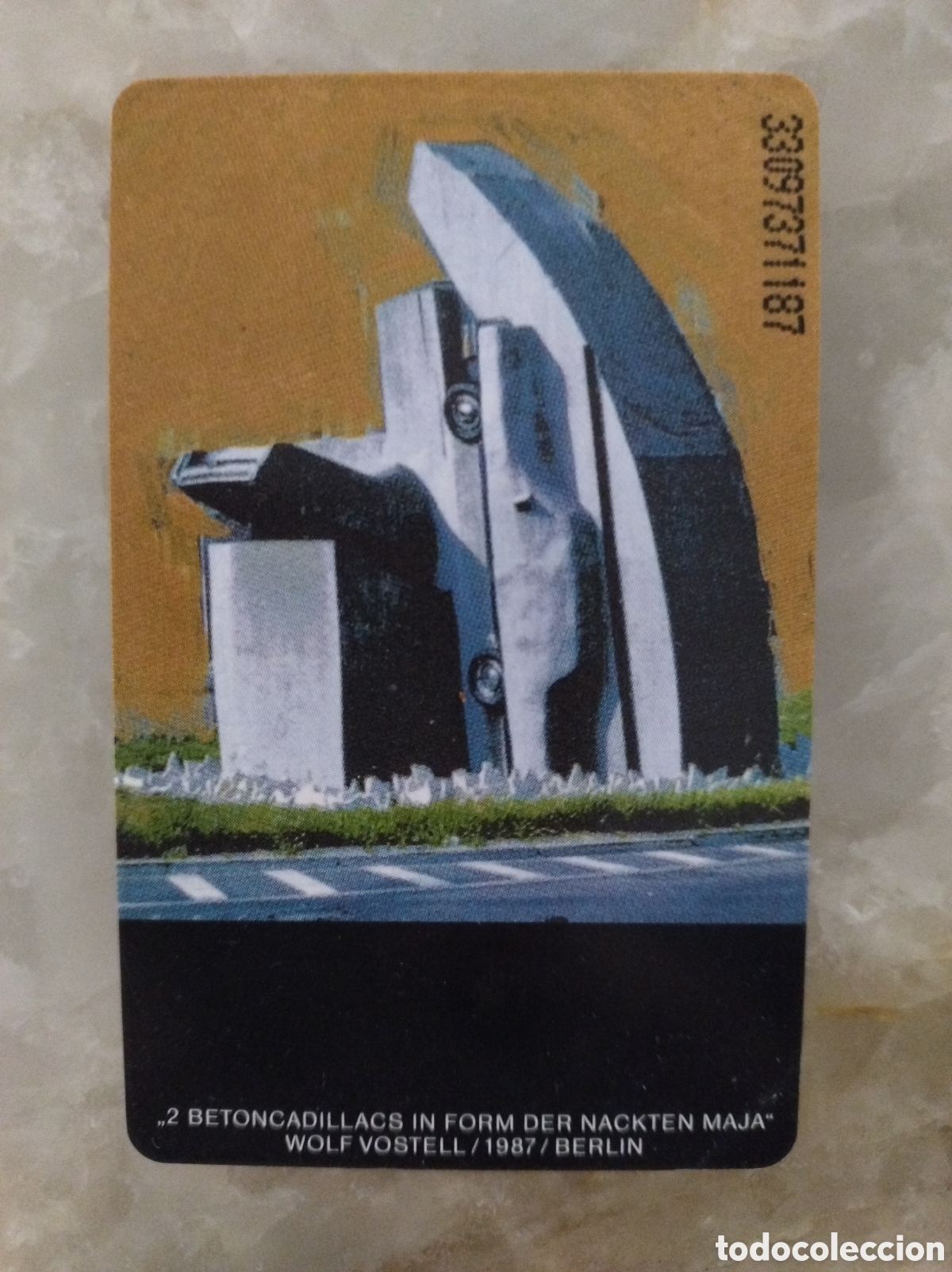 Arte: Wolf Vostell - Tarjeta telef&oacute;nica - Litograf&iacute;a