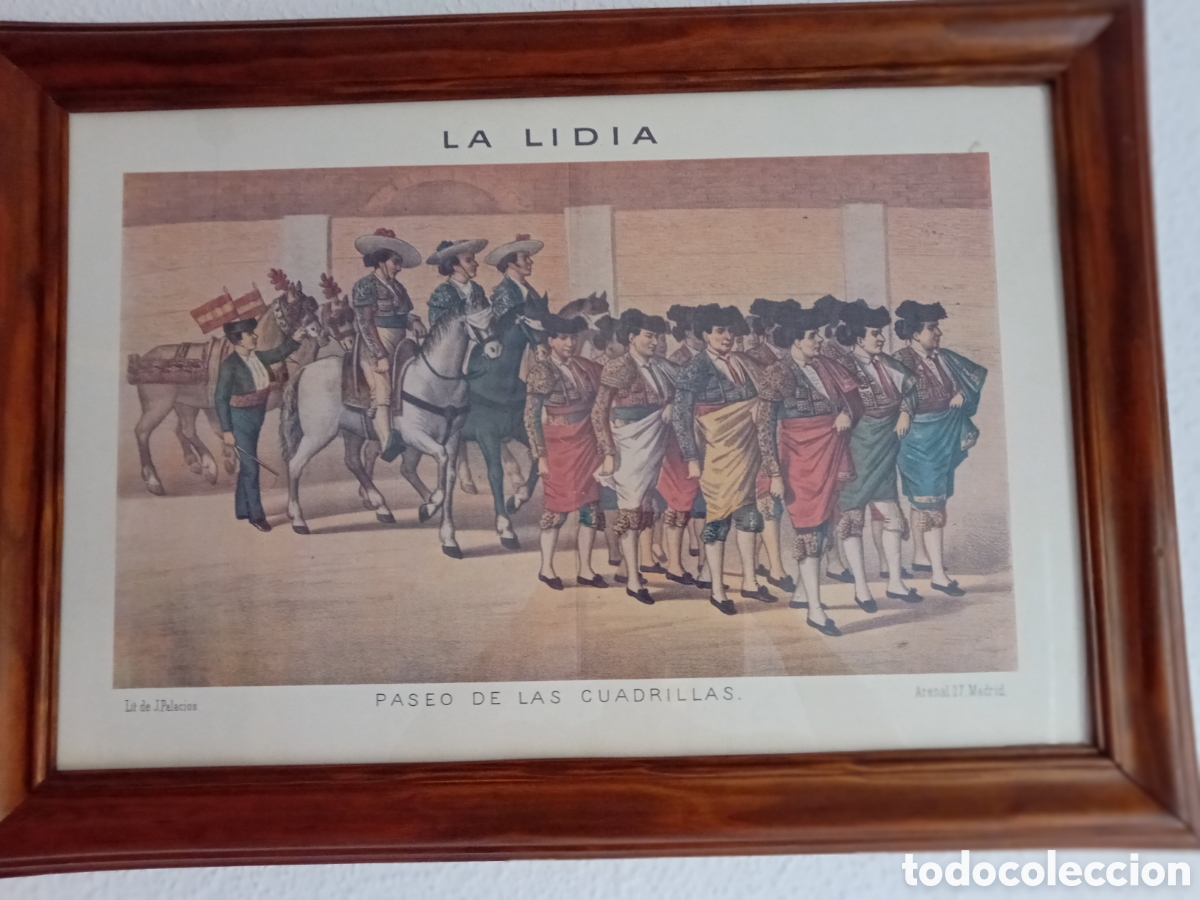 Arte: Litografia EL PASEO DE LAS CUADRILLAS