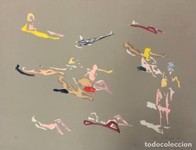 Arte: WERNER BERGES (1941-2017) -LITOGRAF&Iacute;A ILUMINADA A MANO -