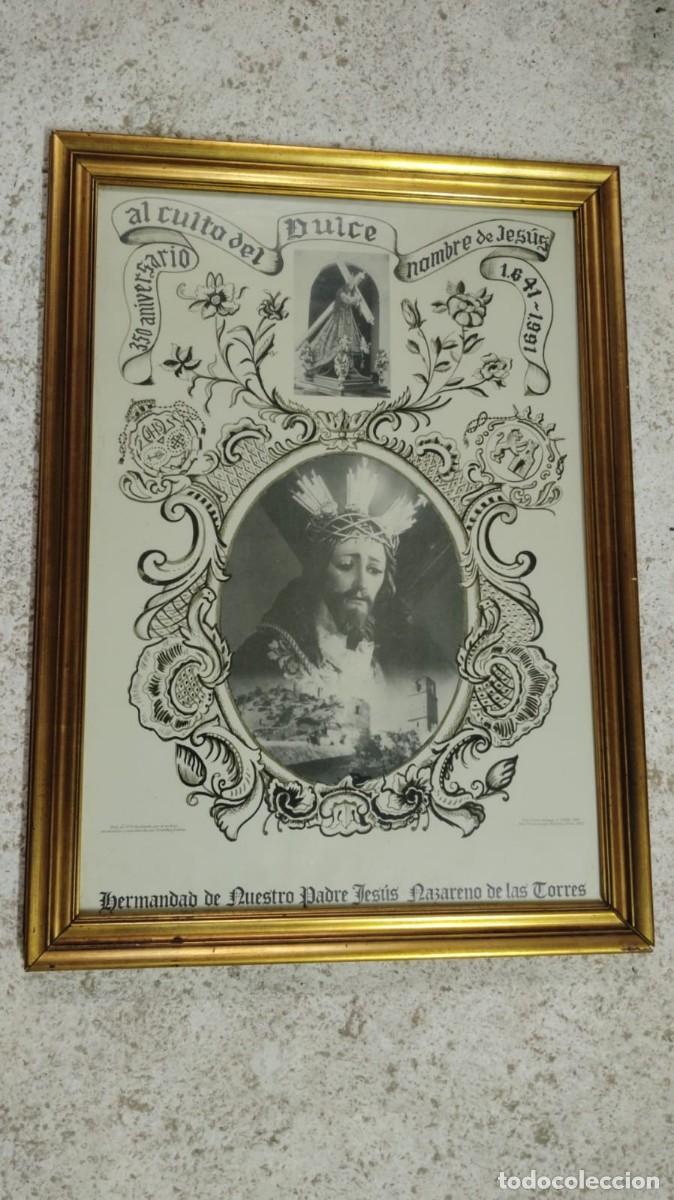 Arte: 350 ANIVERSARIO AL CULTO AL DULCE NOMBRE DE JESUS 1641-1991.-H.N.P. JESUS DE LAS TORRES.-ALORA.