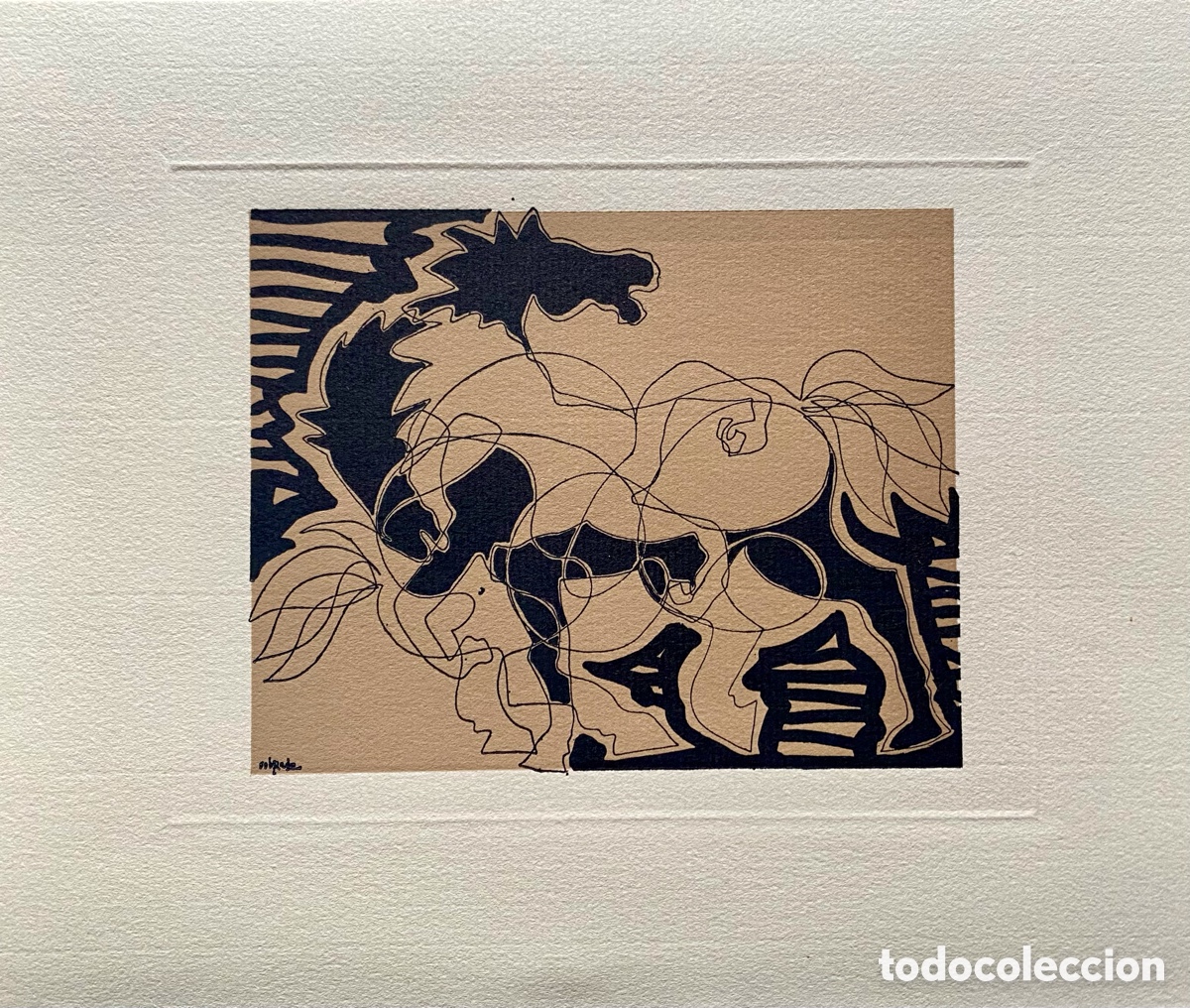 Arte: Litograf&iacute;a Pedro Sobrado Caballos - Foto 2