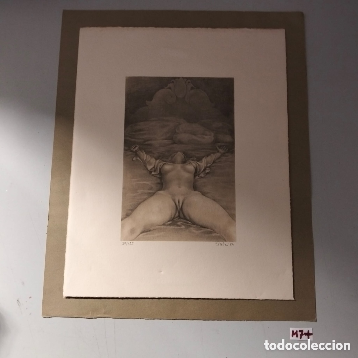 Arte: litograf&iacute;a original de la serie Sextasis del artista vallisoletano Esteban Sanz