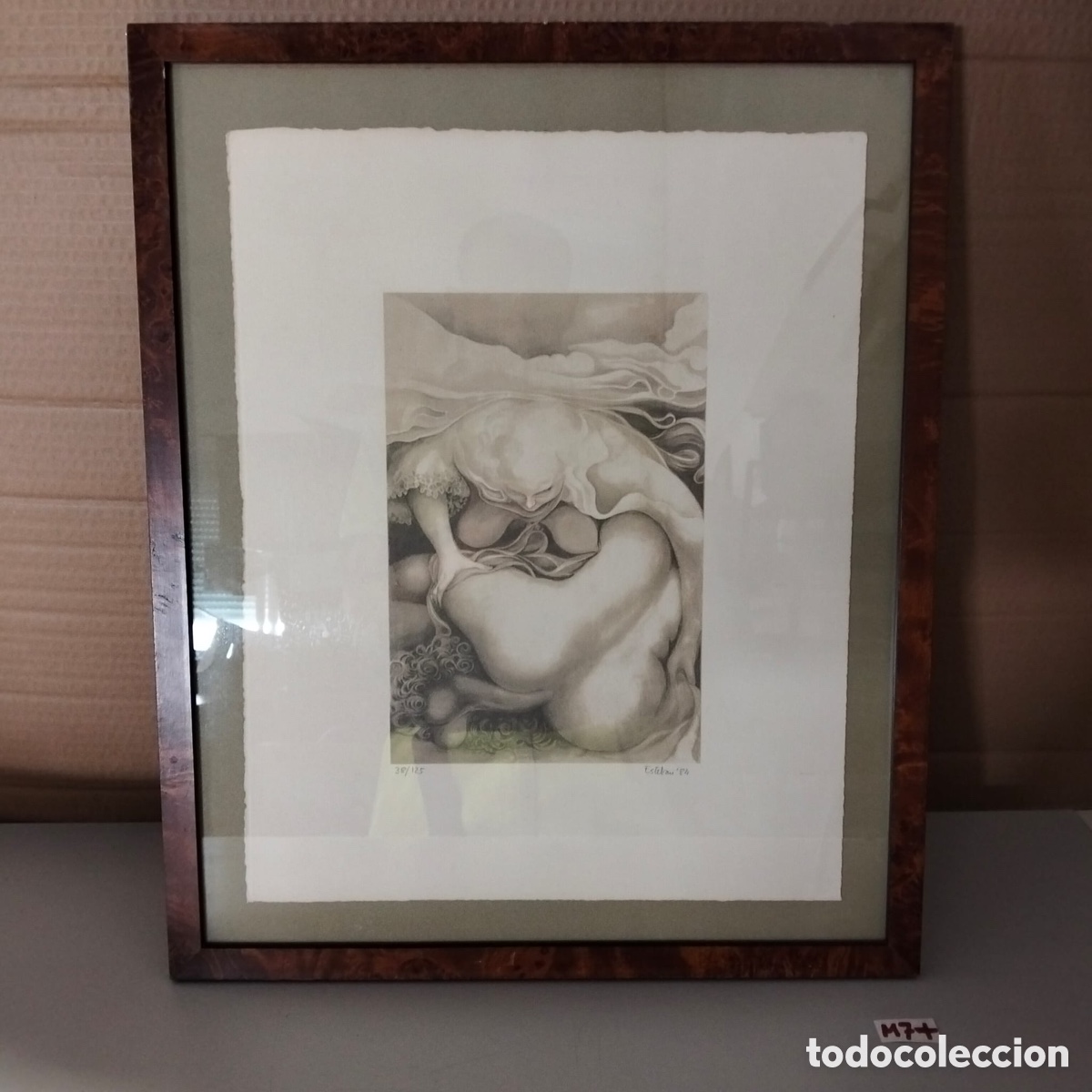 Arte: litograf&iacute;a original de la serie Sextasis del artista vallisoletano Esteban Sanz