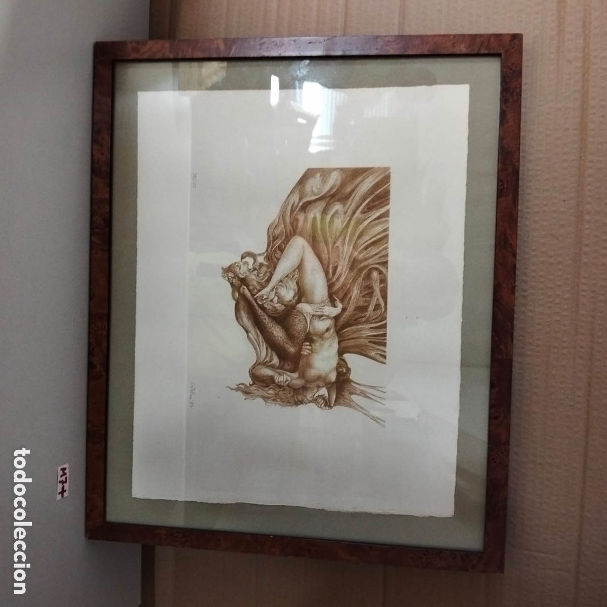 Arte: litograf&iacute;a original de la serie Sextasis del artista vallisoletano Esteban Sanz