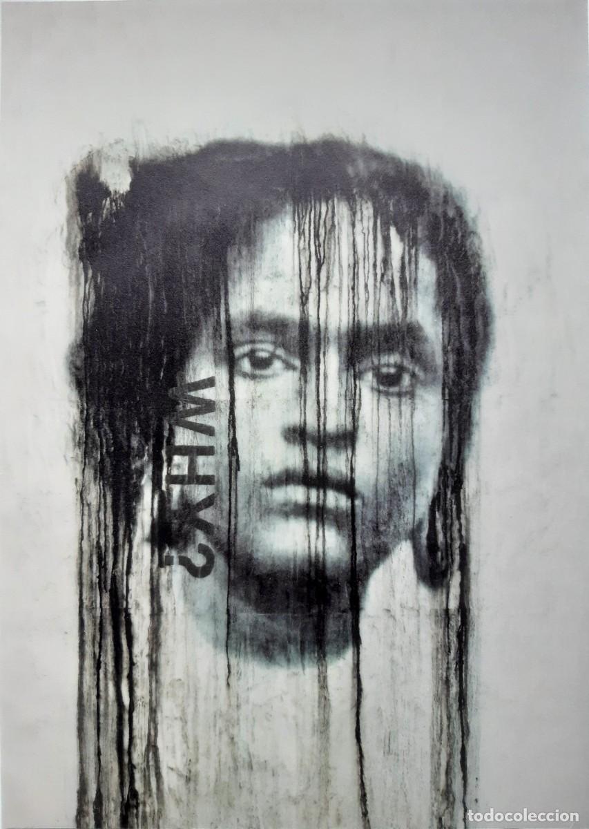 Arte: Jaume PLENSA - Litograf&iacute;a - Serie An&oacute;nimos, 2006