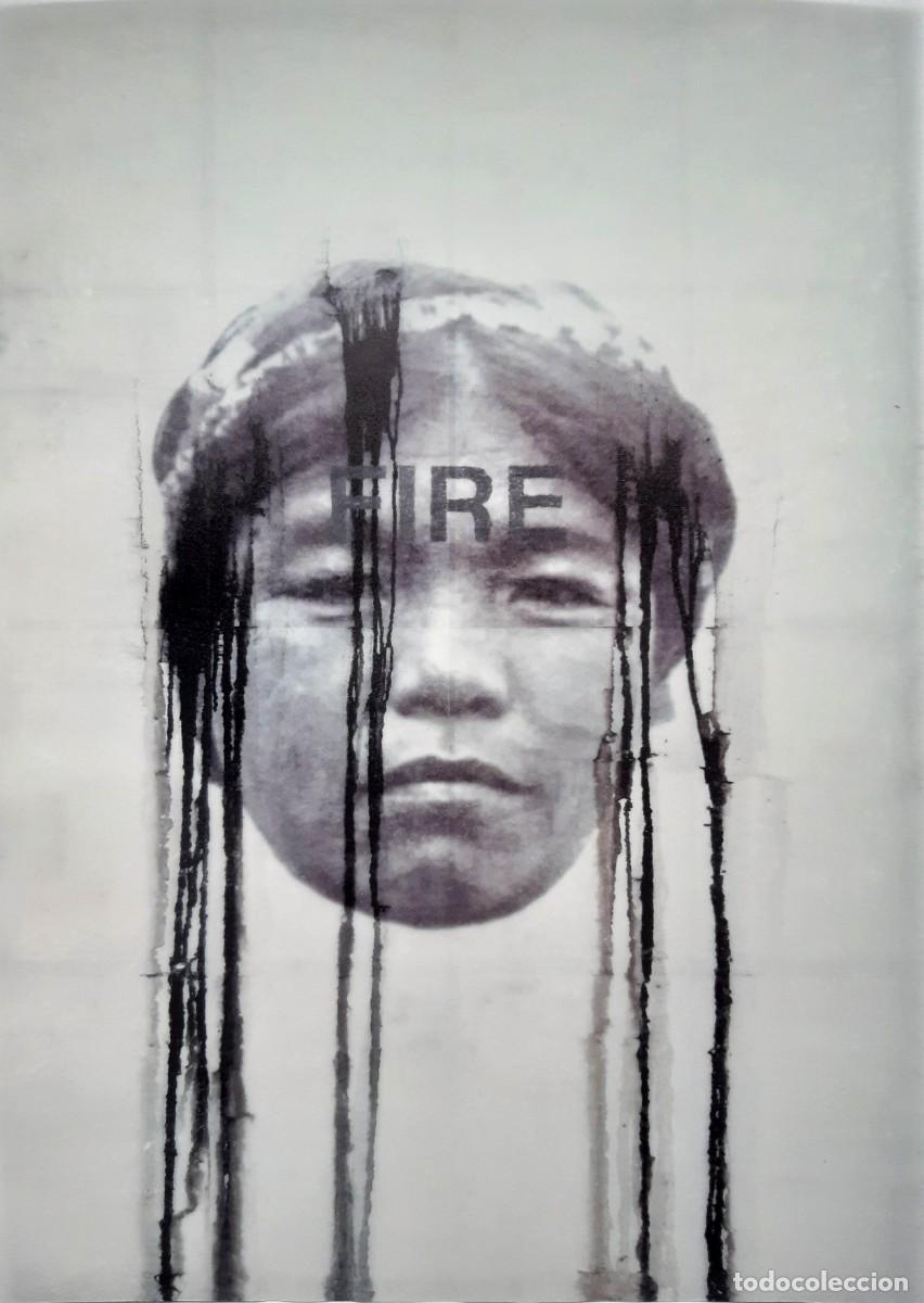 Arte: Jaume PLENSA - Litograf&iacute;a - Serie An&oacute;nimos, 2006