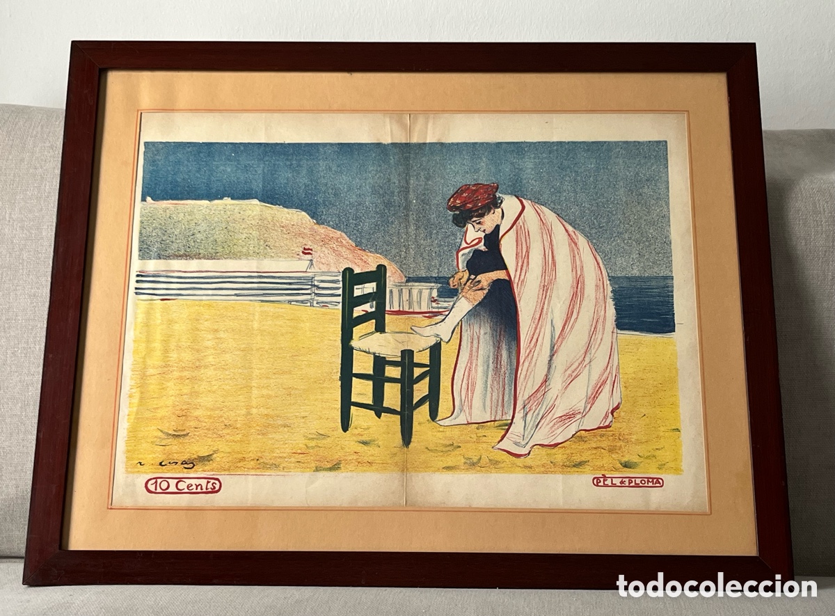 Arte: Ram&oacute;n Casas (1866&ndash;1932) Litograf&iacute;a