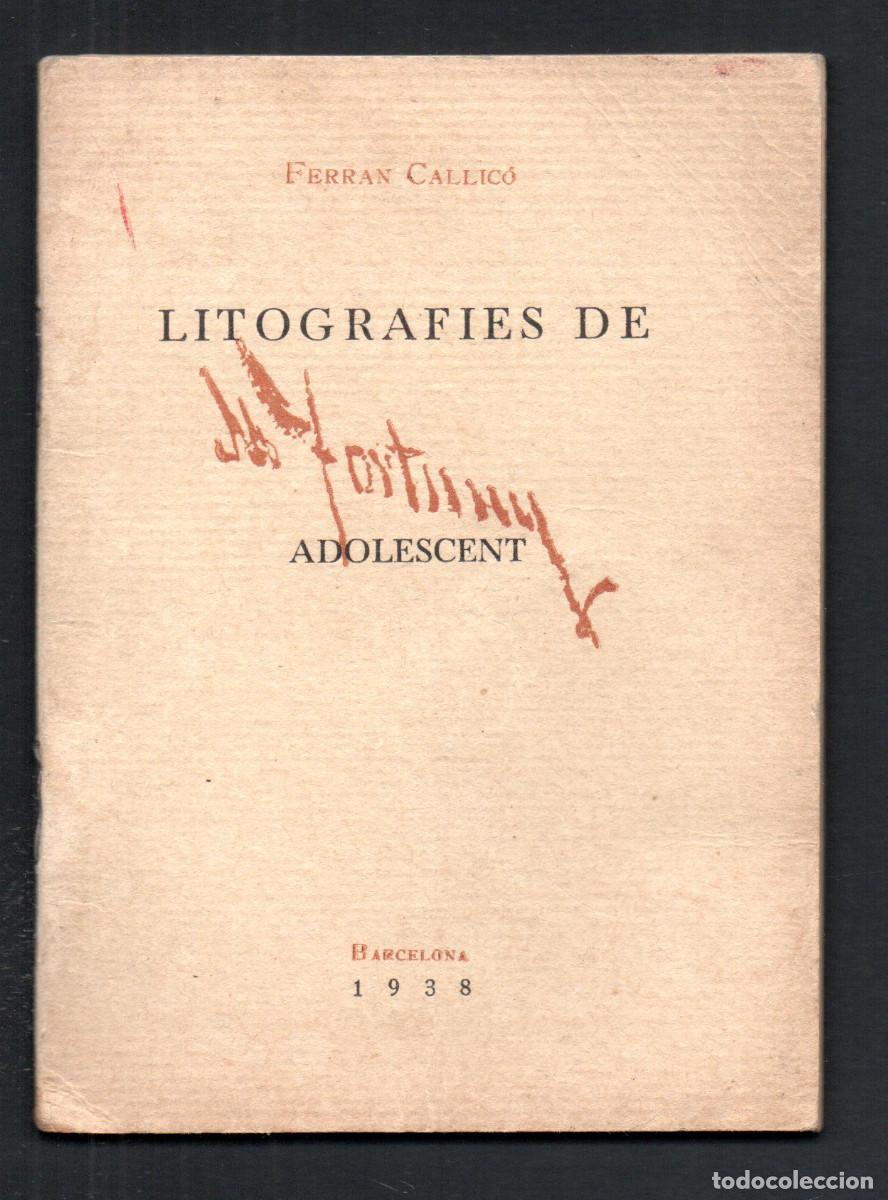 Arte: Litograf&iacute;es de Fortuny, adolescent. 1938.
