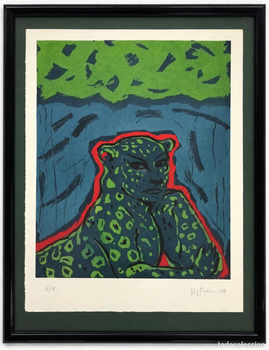Art: MARIA DELS &Agrave;NGELS FELIU (GIRONA 1953), LITOGRAF&Iacute;A - A&Ntilde;O 1987.