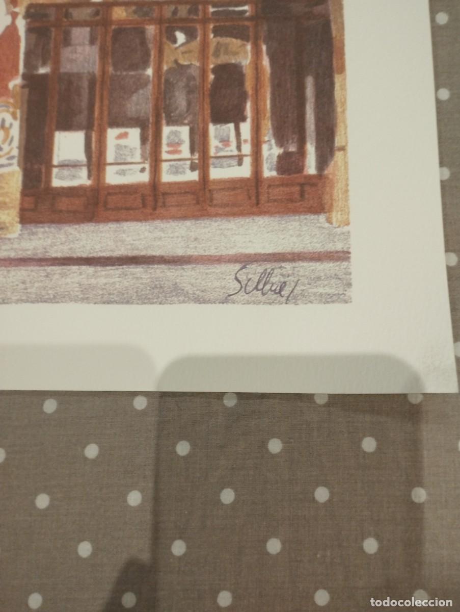 Arte: Litograf&iacute;a original de Francesc Sillu&eacute; - Foto 2