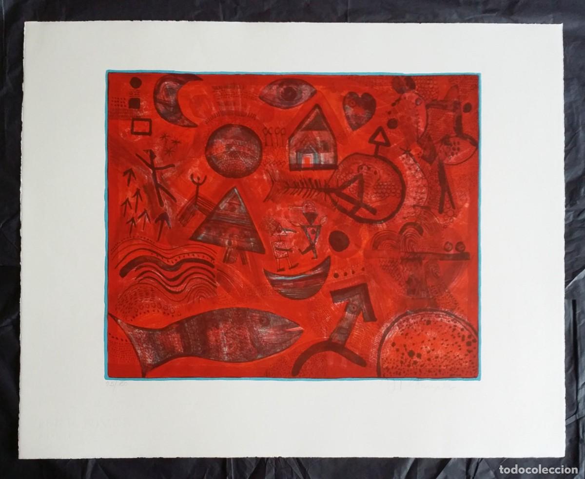 Arte: Hans Rudolf Strupler (1935 &ndash; 2015). Litograf&iacute;a firmada a mano