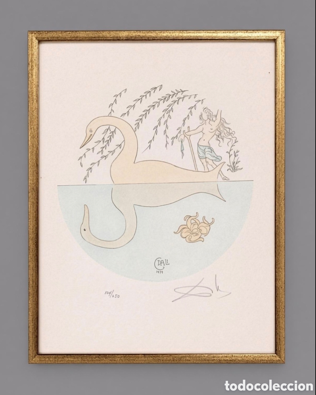 Arte: litograf&iacute;a de la serie de Salvador Dal&iacute;: zodiaco VIRGO firmado a lapiz 104/250