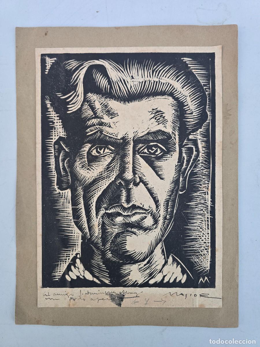 Arte: MASIDE Litografia dedicado Pintor Dominguez Alvarez