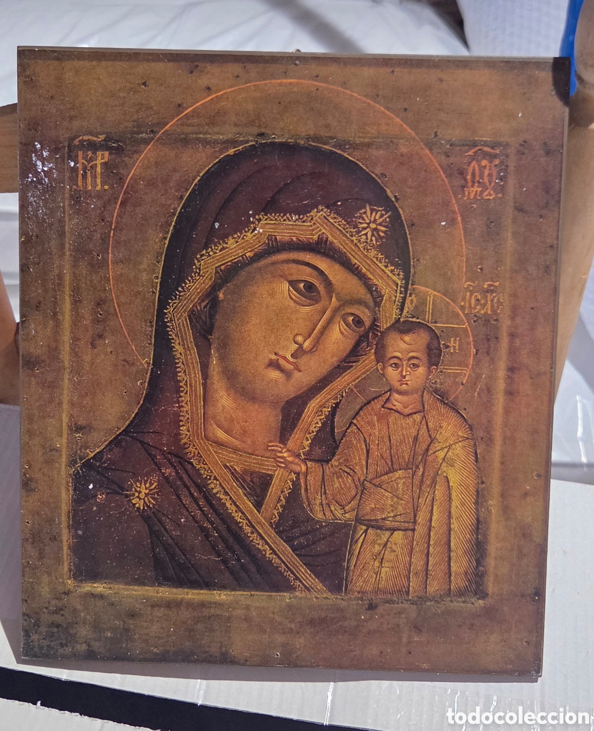 Arte: Icono Nuestra Se&ntilde;ora de Kaz&aacute;n. Taller alem&aacute;n