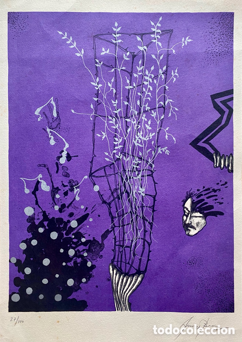 Arte: Litograf&iacute;a original Arranz Bravo - Foto 2