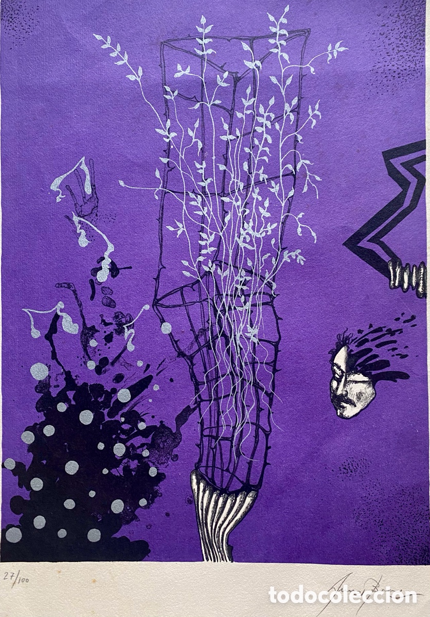 Arte: Litograf&iacute;a original Arranz Bravo - Foto 4