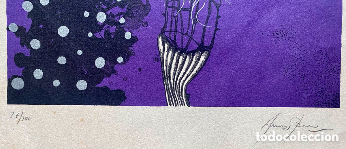 Arte: Litograf&iacute;a original Arranz Bravo - Foto 7