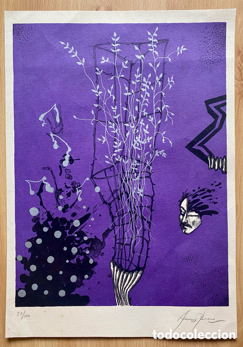 Arte: Litograf&iacute;a original Arranz Bravo