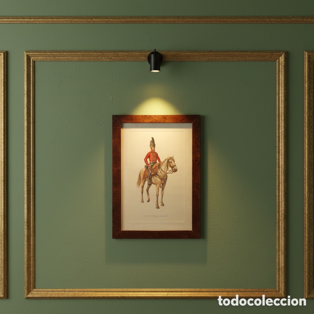 Arte: Litograf&iacute;a militar antigua