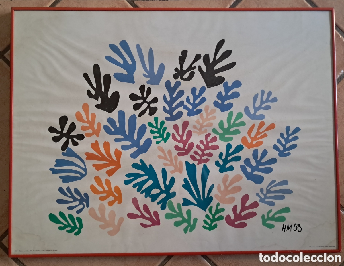 Arte: Framed Henri Matisse Art Poster
