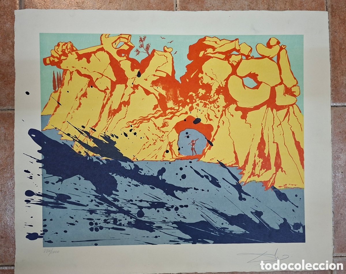 Arte: LITOGRAF&Iacute;A COSTA BRAVA SALVADOR DALI FIRMADA NUMERADA