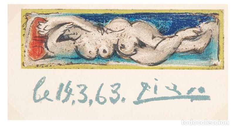 Arte: Picasso Mujer desnuda tumbada - Foto 1