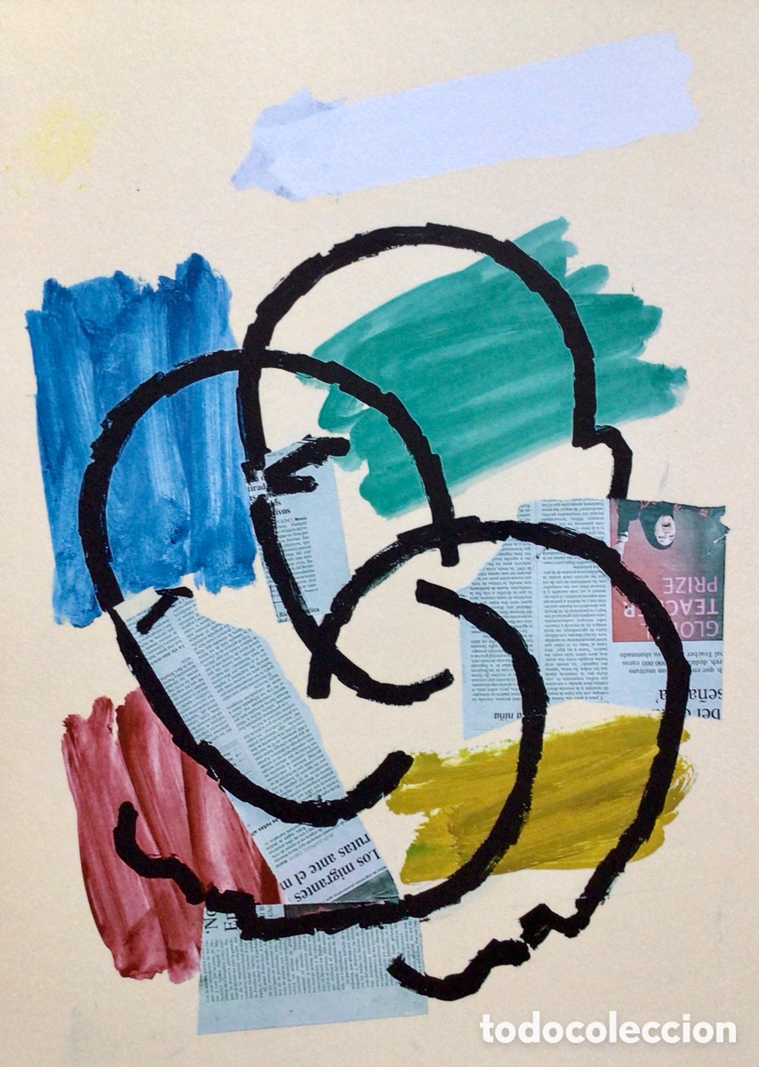 Arte: Litograf&iacute;a original Rafael Canogar - Foto 3