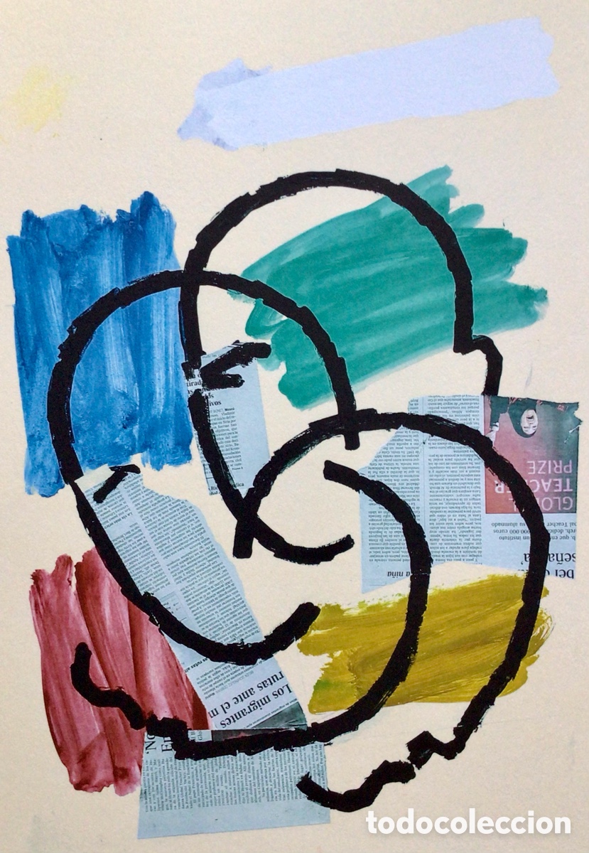 Arte: Litograf&iacute;a original Rafael Canogar - Foto 4
