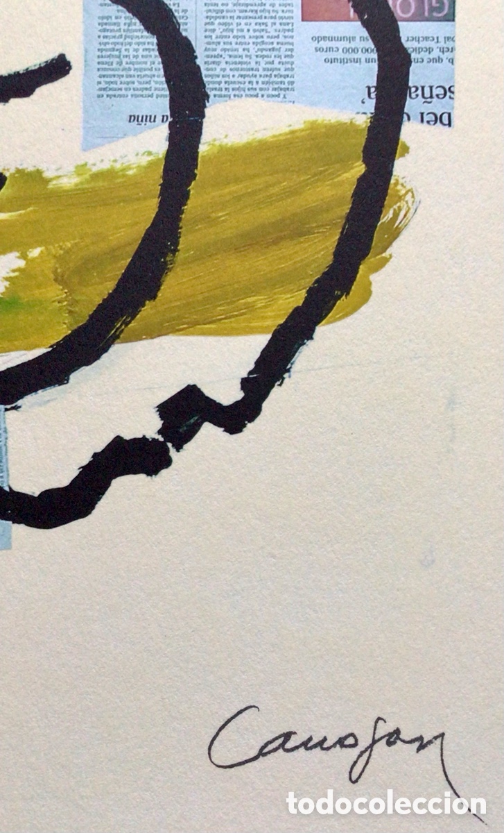 Arte: Litograf&iacute;a original Rafael Canogar - Foto 6